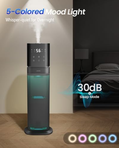 AILINKE Smart Humidifier for Large Room with Night Light and Voice Control