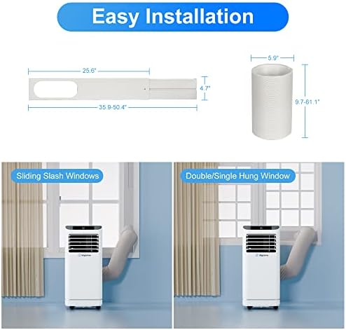10000 BTU Portable Air Conditioner with 4-in-1 Functionality