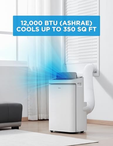 Midea 12000 BTU Portable AC with Dehumidifier and Fan Mode