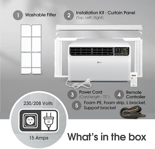 LG 18000 BTU Dual Inverter Window AC with Smart Control