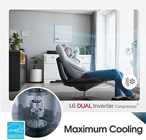 LG 10000 BTU Dual Inverter Window AC Unit with WiFi