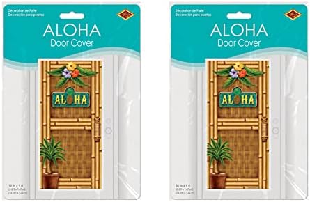 Beistle Aloha Door Cover Set of 2