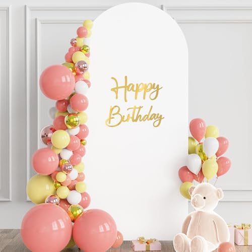 Wokceer Gold Happy Birthday Sign for Backdrop Decorations