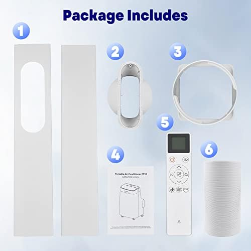Jojoka 10000 BTU Portable AC with Remote Control 1