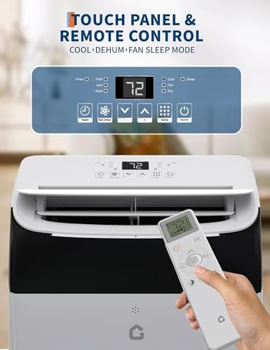 14000 BTU Portable AC Unit with Cooling Dehumidifier and Fan Modes