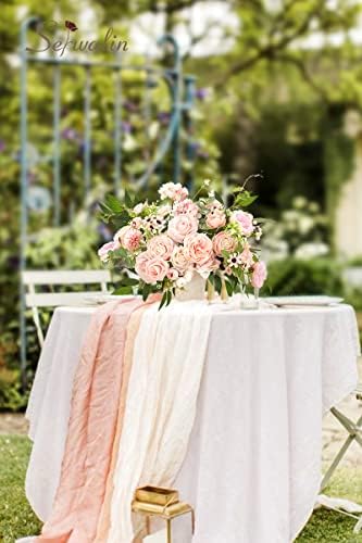 Serwalin Artificial Flowers Home Decorations