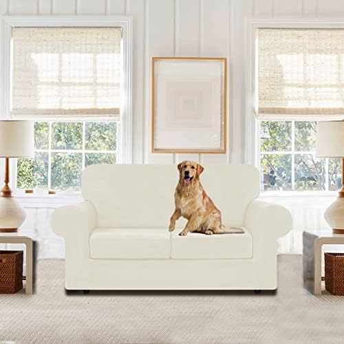WEERRW Velvet Sofa Covers 3 Piece Medium