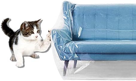 STARTWO Plastic Sofa Cover 42x68x42 Heavy Duty Water Resistant