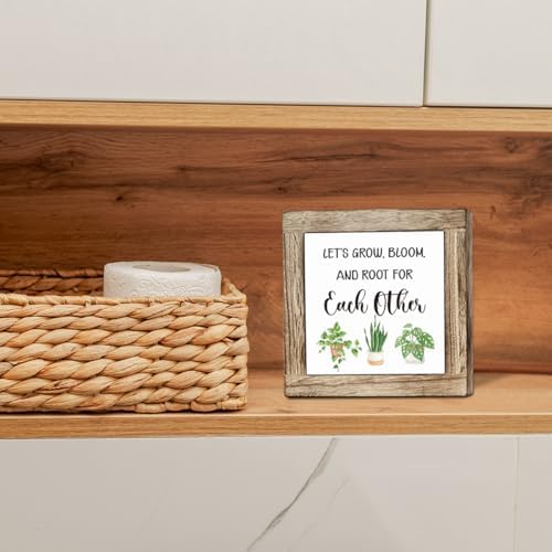 Plant Decor Lets Grow Boom and Root Sign