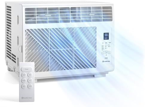 Comfort Zone Window Air Conditioner with Remote Control 5000 BTU