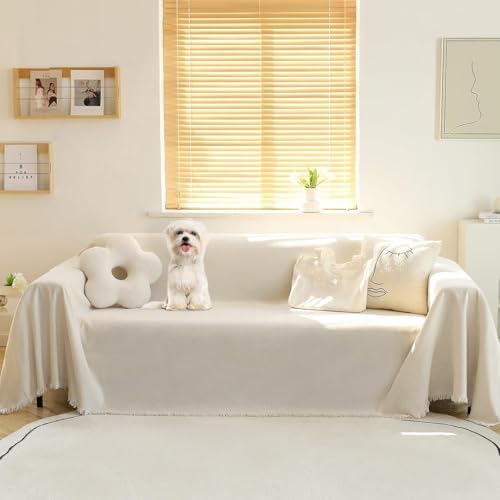 MEETSKY L-Shaped Sofa Cover 91 x 134 Pet Friendly