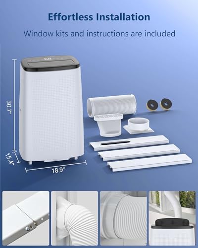 KYBOLT 14000BTU Portable AC with Dehumidifier and Fan 1