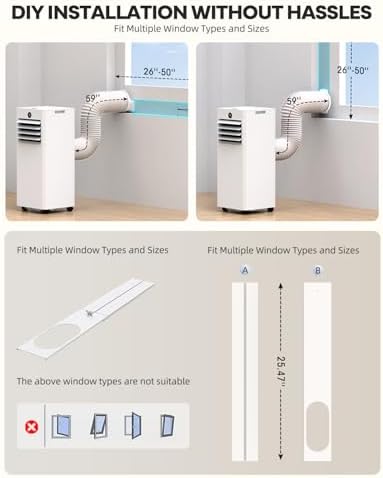 16000 BTU Wifi Portable AC with App Control and 24H Timer