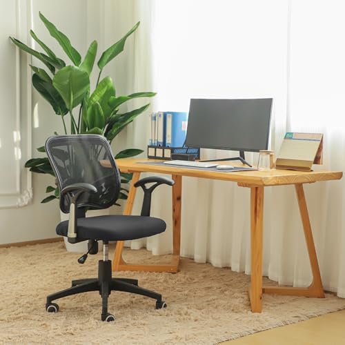FORCHEER Office Chair Seat Covers Spandex Stretch Slipcovers - Black 1