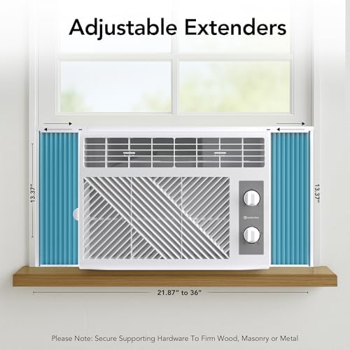 Comfort Zone Window Air Conditioner 5000 BTU White