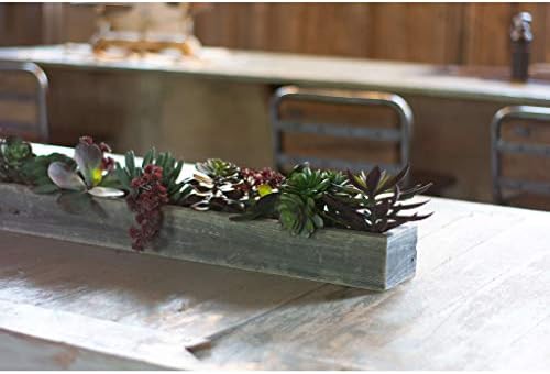 Rustic Centerpiece Barnwood Box for Dining Room Decor