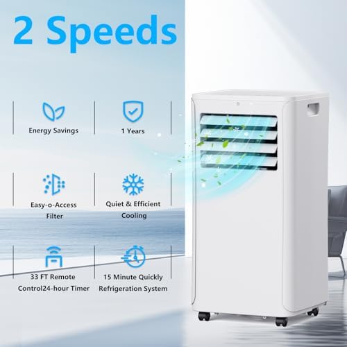 Coolblus 12000BTU Portable AC for 550 SqFt Rooms