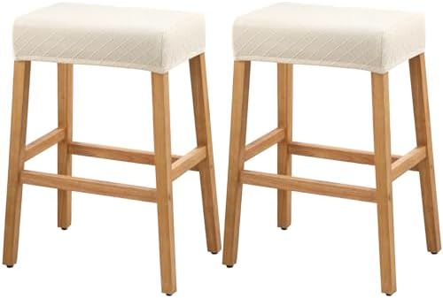 YISUN Stool Covers 2 Pack Stretch Waterproof