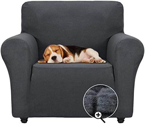 ZNSAYOTX Super Stretch Chair Slipcover for Sofa and Armchair