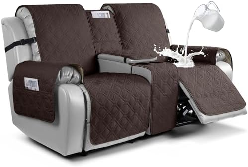 VANSOFY Waterproof Loveseat Recliner Cover