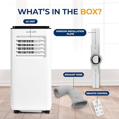 SereneLife 8000 BTU Portable Air Conditioner 3-in-1