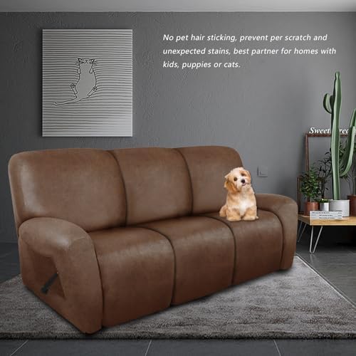 Molasofa Recliner Sofa Covers - 8 Piece Stretch Washable Set