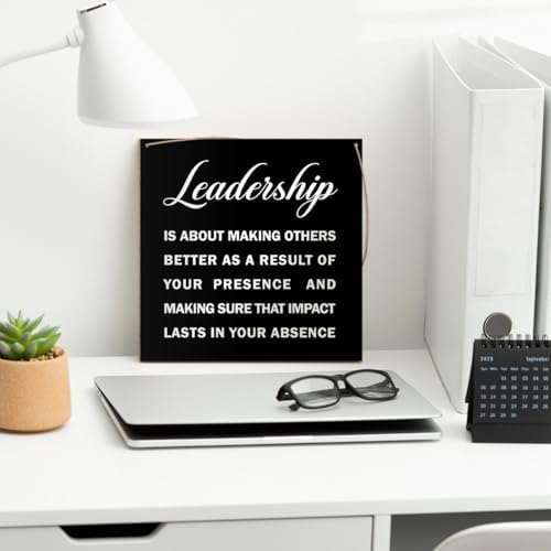 Inspirational Office Decor Sign for Work and Home