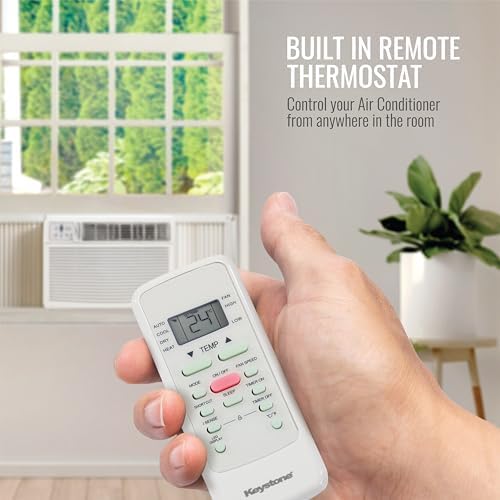 Keystone 23200 BTU Window Wall Air Conditioner with 16000 BTU Heat and Dehumidifier