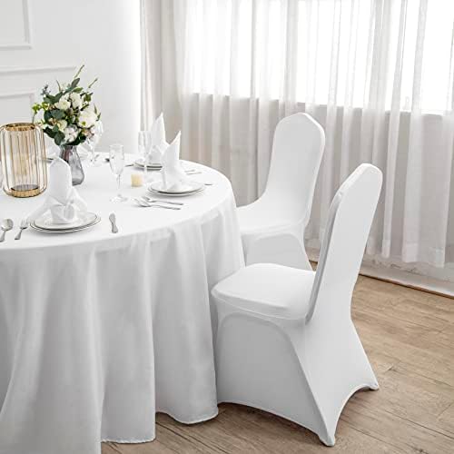 Spandex Chair Covers 25PCS for Party Events and Home Use White