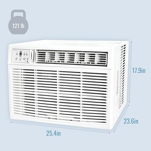 Keystone 23200 BTU Window Wall Air Conditioner with 16000 BTU Heat and Dehumidifier