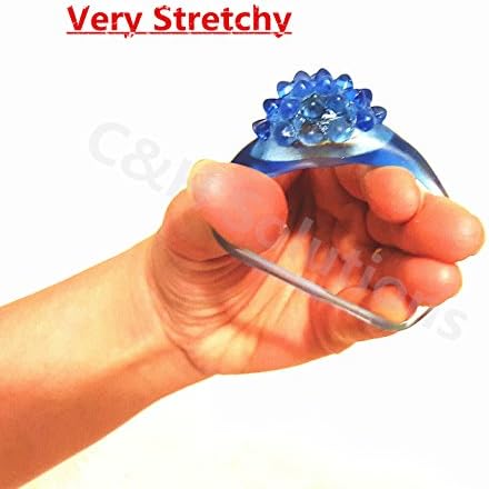 18 Pack Flashing LED Bumpy Rings for Kids