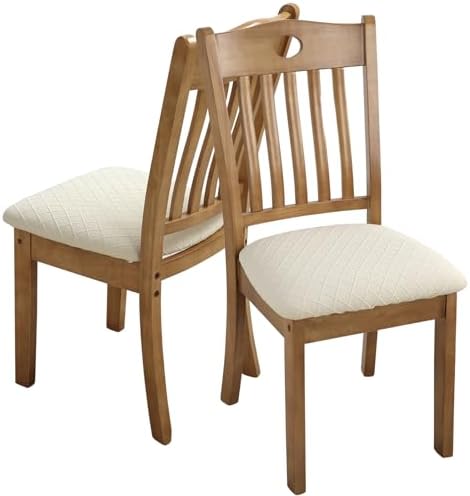 Stretch Chair Seat Covers 6 PCS Removable and Washable
