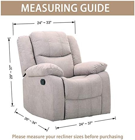 JIVINER 4-Piece Recliner Chair Covers Stretch Jacquard Slipcovers for Living Room