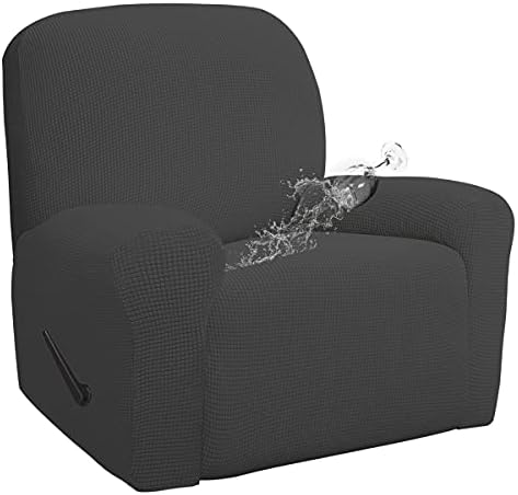 Easy-Going Waterproof Recliner Cover Dark Gray 1 Seat