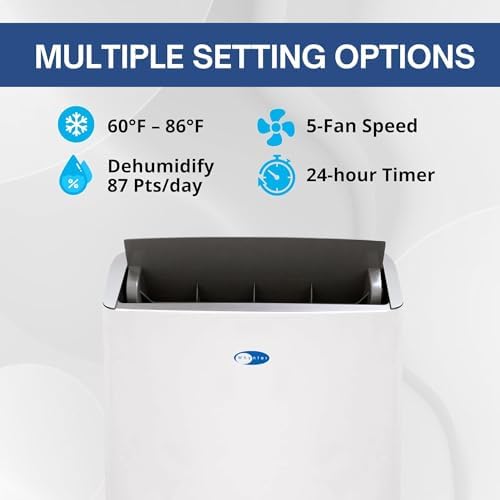 Whynter 14000 BTU Inverter Portable AC with Heater and Dehumidifier