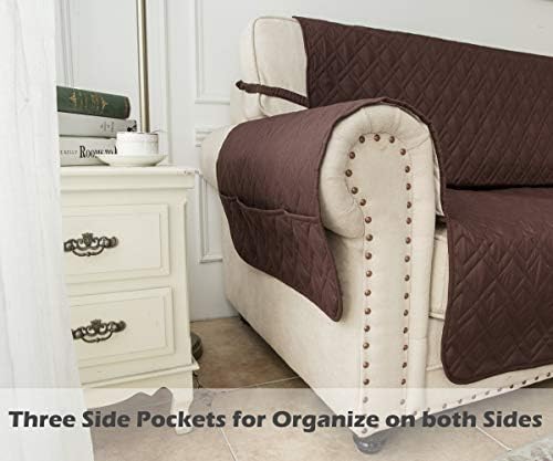 Ameritex Waterproof Sofa Slipcover with Nonslip Design 78 Inch