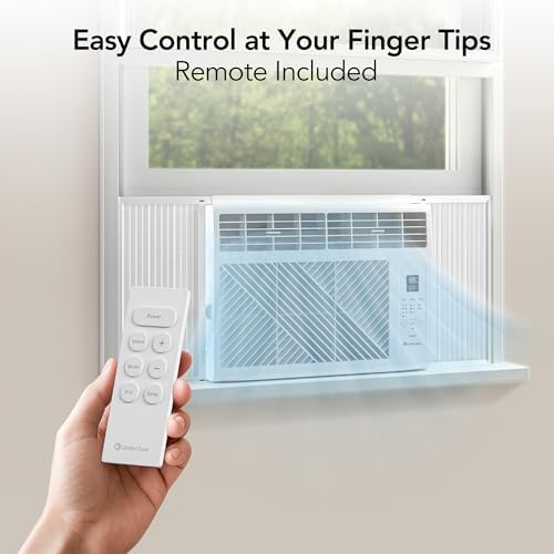 Comfort Zone Window Air Conditioner with Remote Control 5000 BTU