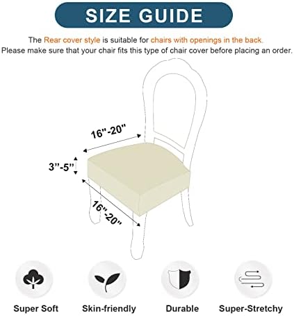 Genina Waterproof Dining Chair Slipcovers 1