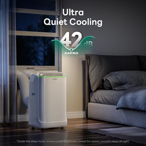 ZAFRO 16000 BTU Portable Air Conditioner Ultra Quiet 42dB