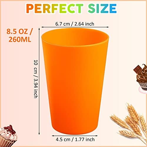 60 Piece Plastic Cups Set for Kids and Adults