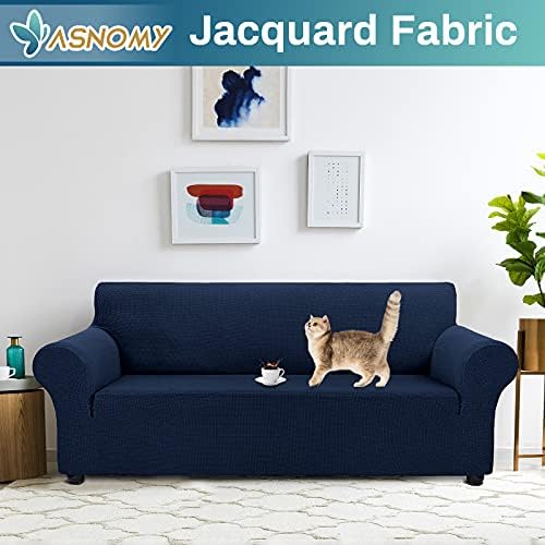 Asnomy Sofa Slipcovers for 3 Cushion Couch Pet-Friendly and Durable