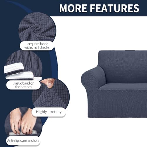 2025 New Stretch Loveseat Sofa Slipcover with Elastic Bottom