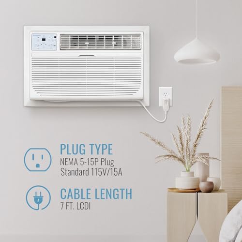 Keystone 8000 BTU Wall AC with Heat and Dehumidifier 1