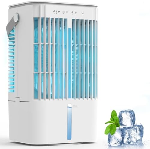 Topritt Portable Air Conditioner with 3 Speeds and 24H Timer