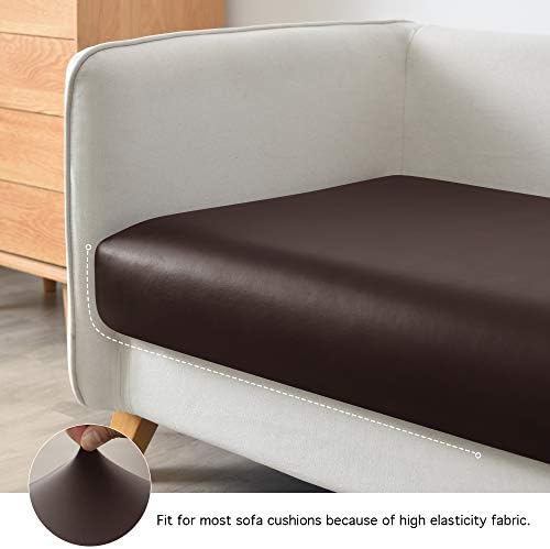 Yates Home 3 Piece PU Leather Sofa Slipcover