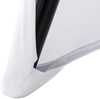 Peomeise Stretch Spandex Chair Cover 6pcs White