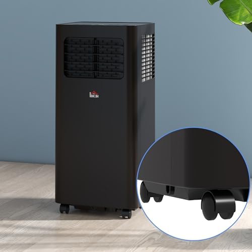 HOMCOM 8000 BTU Portable Air Conditioner with Dehumidifier and Fan