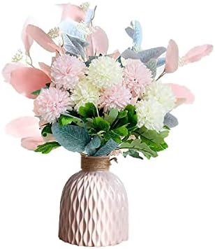 NAWEIDA Artificial Flowers with Vase for Home Decoration