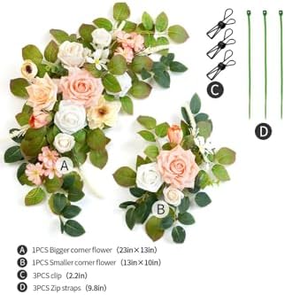 Piklado Wedding Decor Pack of 2 Welcome Sign Garland