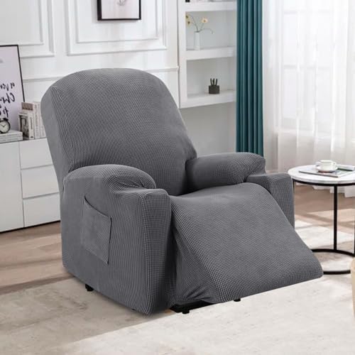 HVERSAILTEX Power Lift Recliner Slipcover with Side Pocket and Footrest